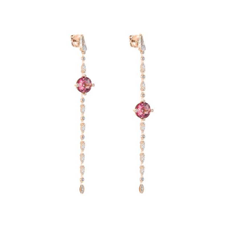 E07-SM-035-4 Серьги (750)